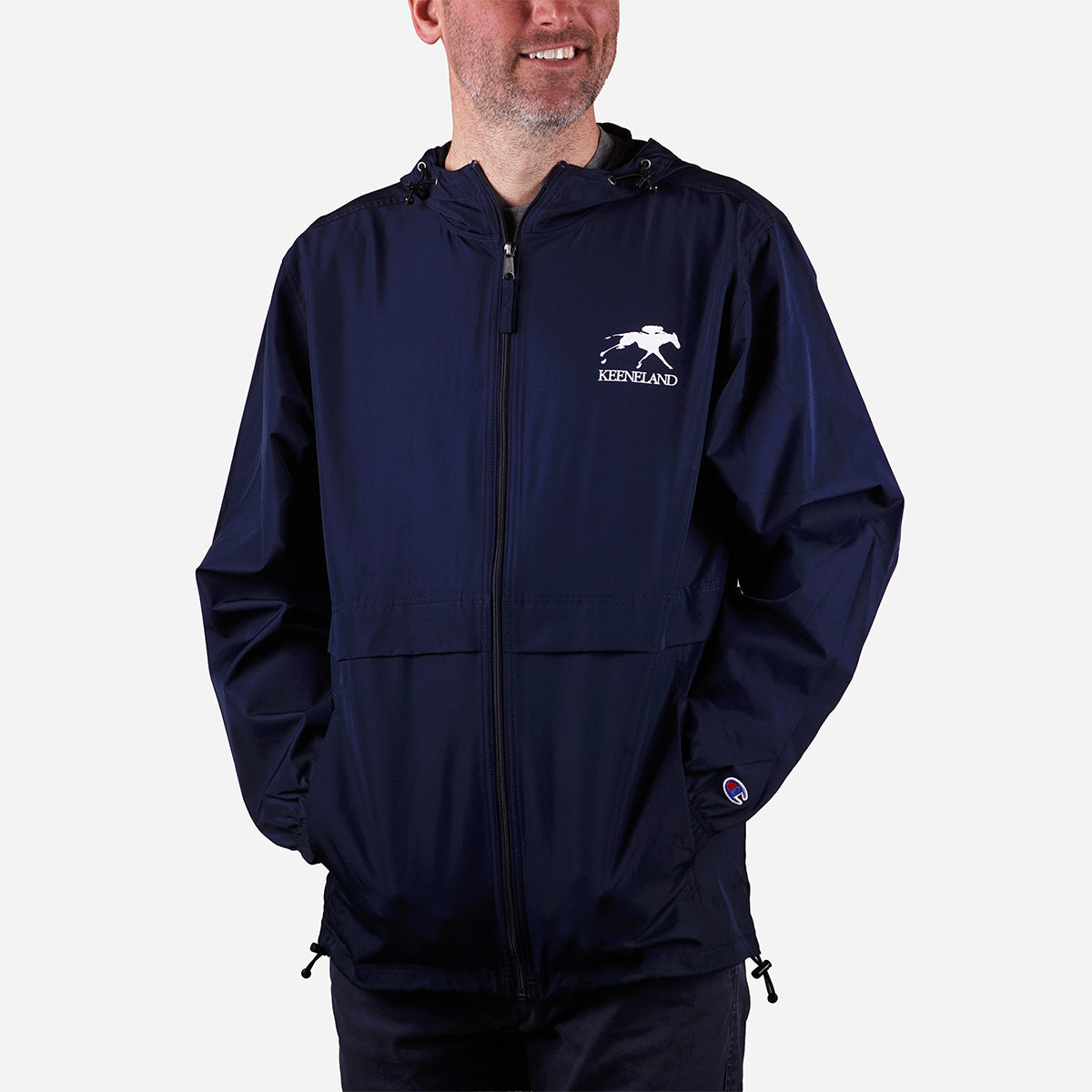 パーリーゲイツ　ジャケット　レイン　2way パーカー　L〜XL相当 紺　濃紺 Champion Keeneland Full Zip Lightweight Jacket – The Keeneland Shop