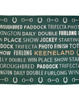 In2Green Keeneland Text Custom Throw