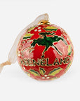 Kitty Keller Keeneland Holly Red Ornament
