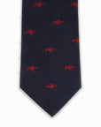 Keeneland Solid Twill Logo Tie