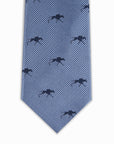 Keeneland Solid Twill Logo Tie