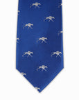 Keeneland Solid Twill Logo Tie
