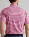 Peter Millar Keeneland Men's Dunn Stripe Jersey Polo