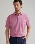 Peter Millar Keeneland Men's Dunn Stripe Jersey Polo