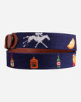 Smathers & Branson Men's Keeneland Breeze Needlepoint Belt