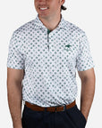 Horn Legend Keeneland Men's Whiskey Glass Polo