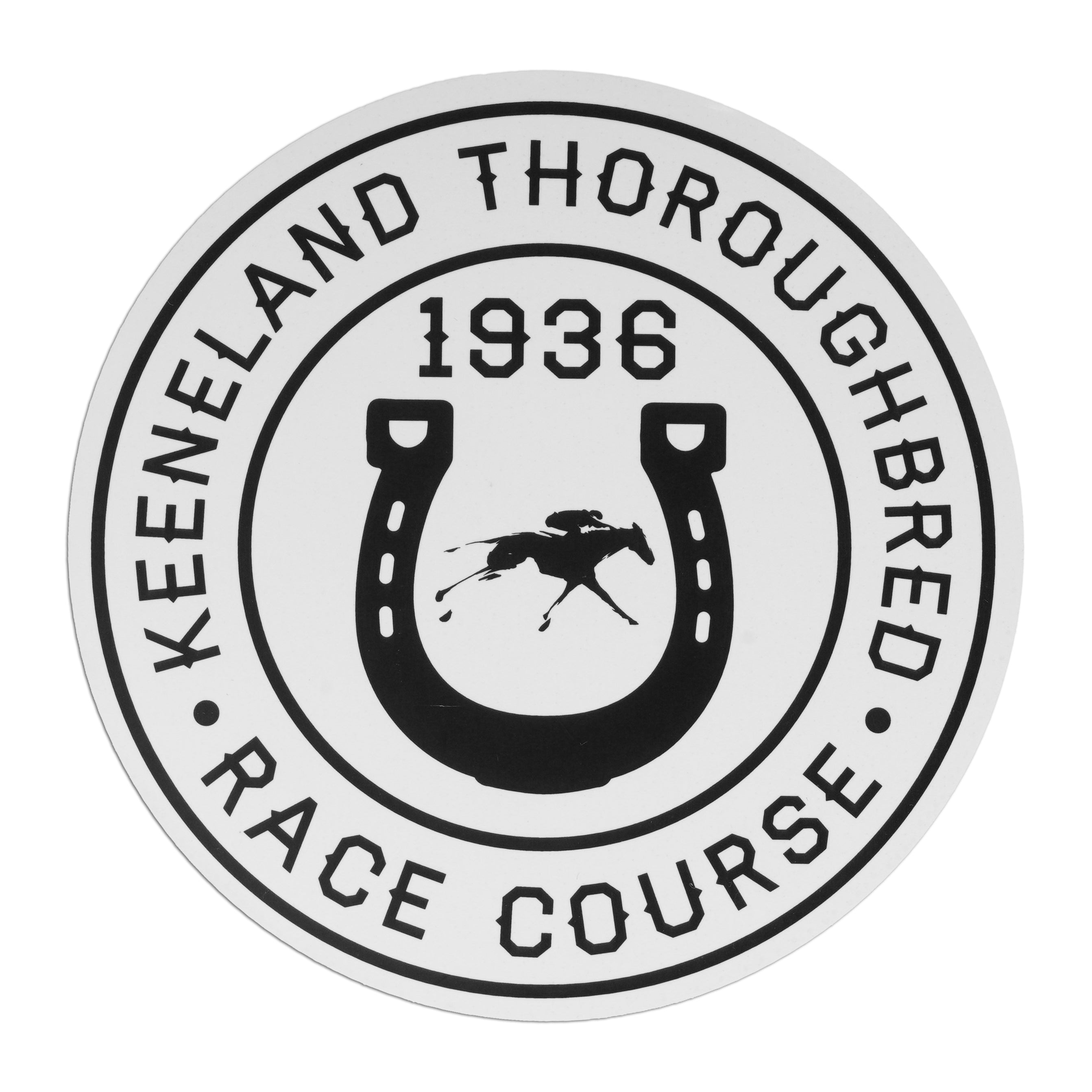 Keeneland Horseshoe Circle Decal The Keeneland Shop