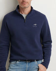 Peter Millar Keeneland Men's Quad Quilted 1/4 Zip