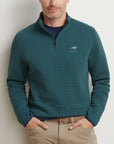 Peter Millar Keeneland Men's Quad Quilted 1/4 Zip