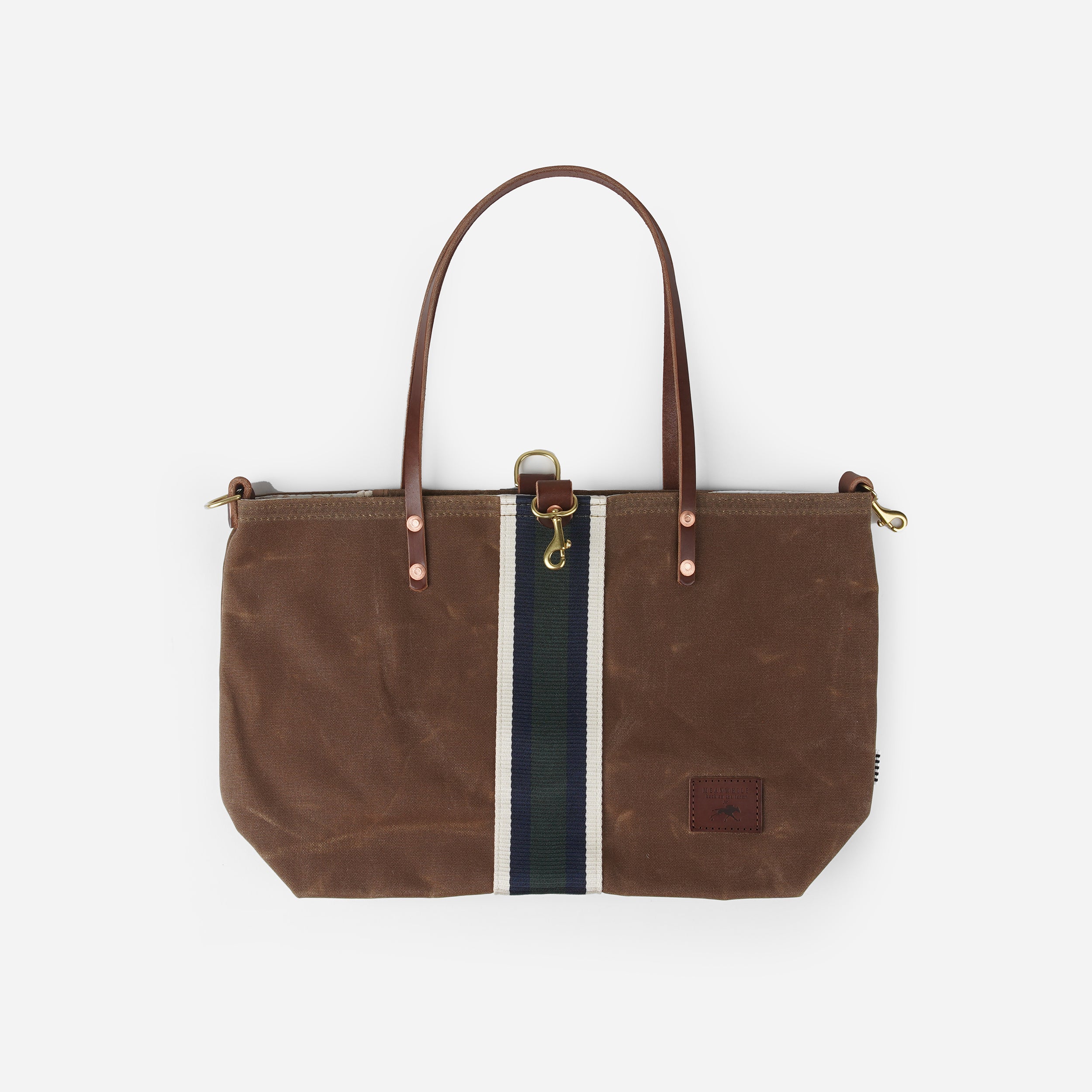 Meanwhile Back On The Farm Keeneland Waxed Canvas Tote