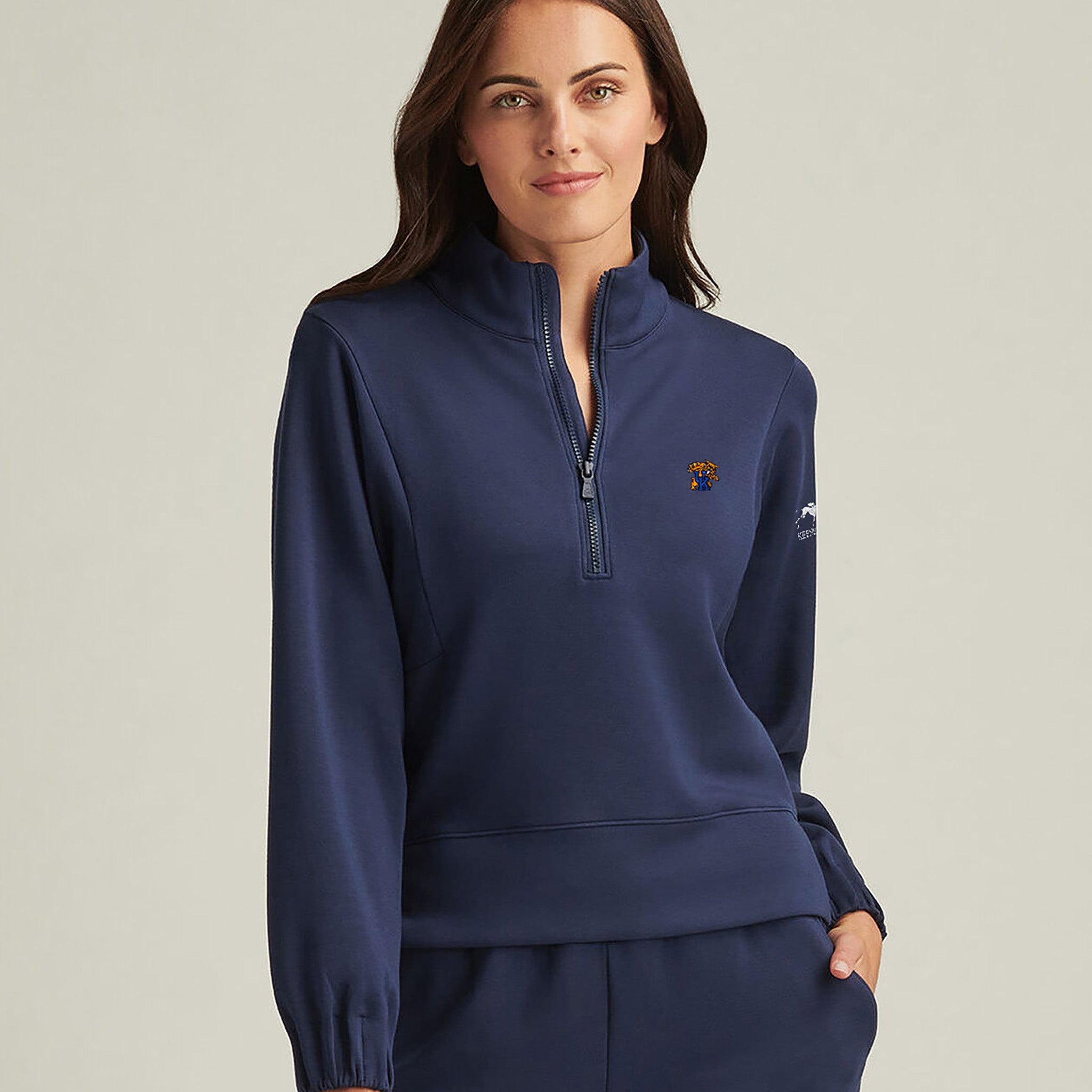 Peter Millar Keeneland Women's UK Flora 1/2 Zip – The Keeneland Shop