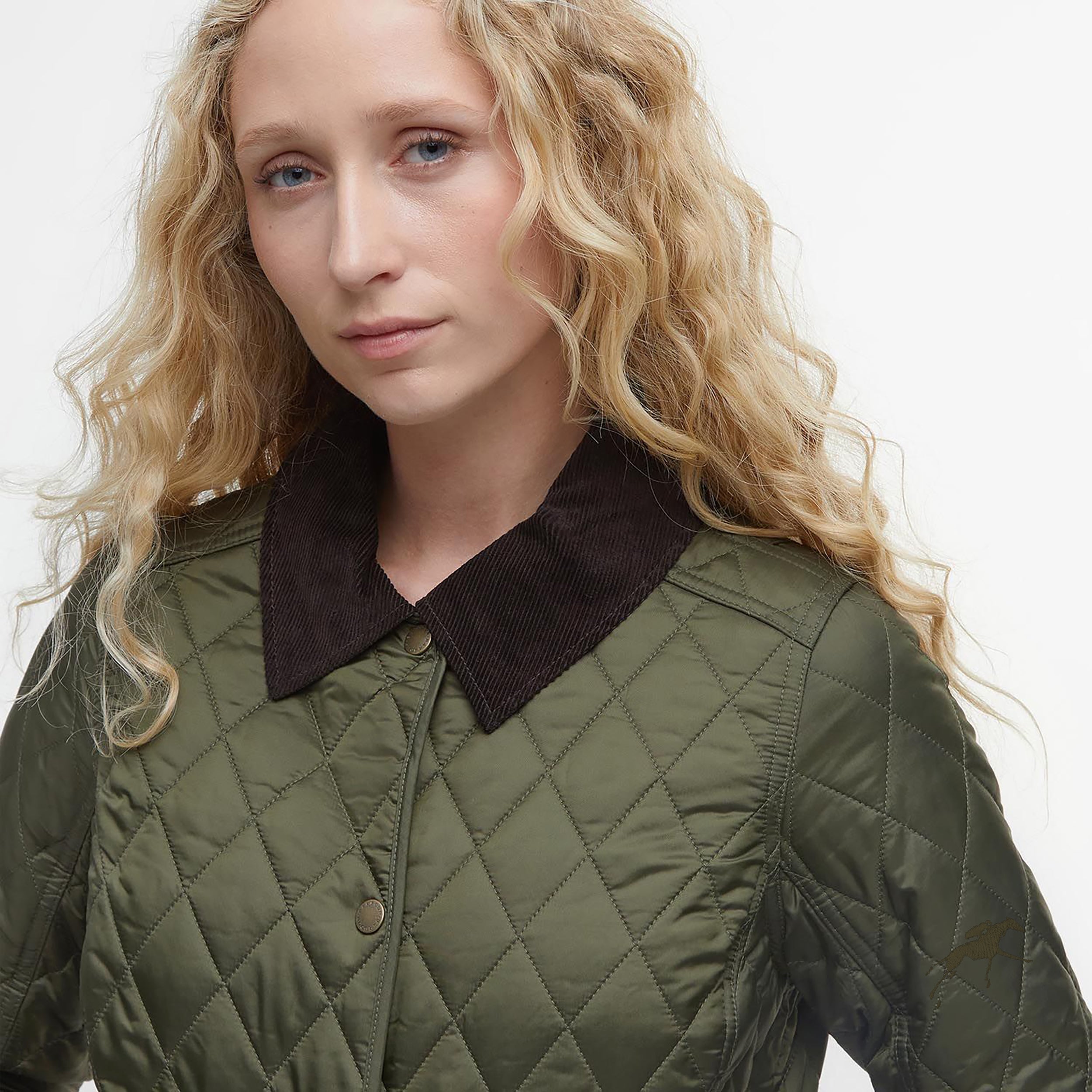 Barbour leather jacket womens shops