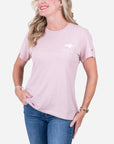 League Keeneland Women's Bows & Horseshoes Tee