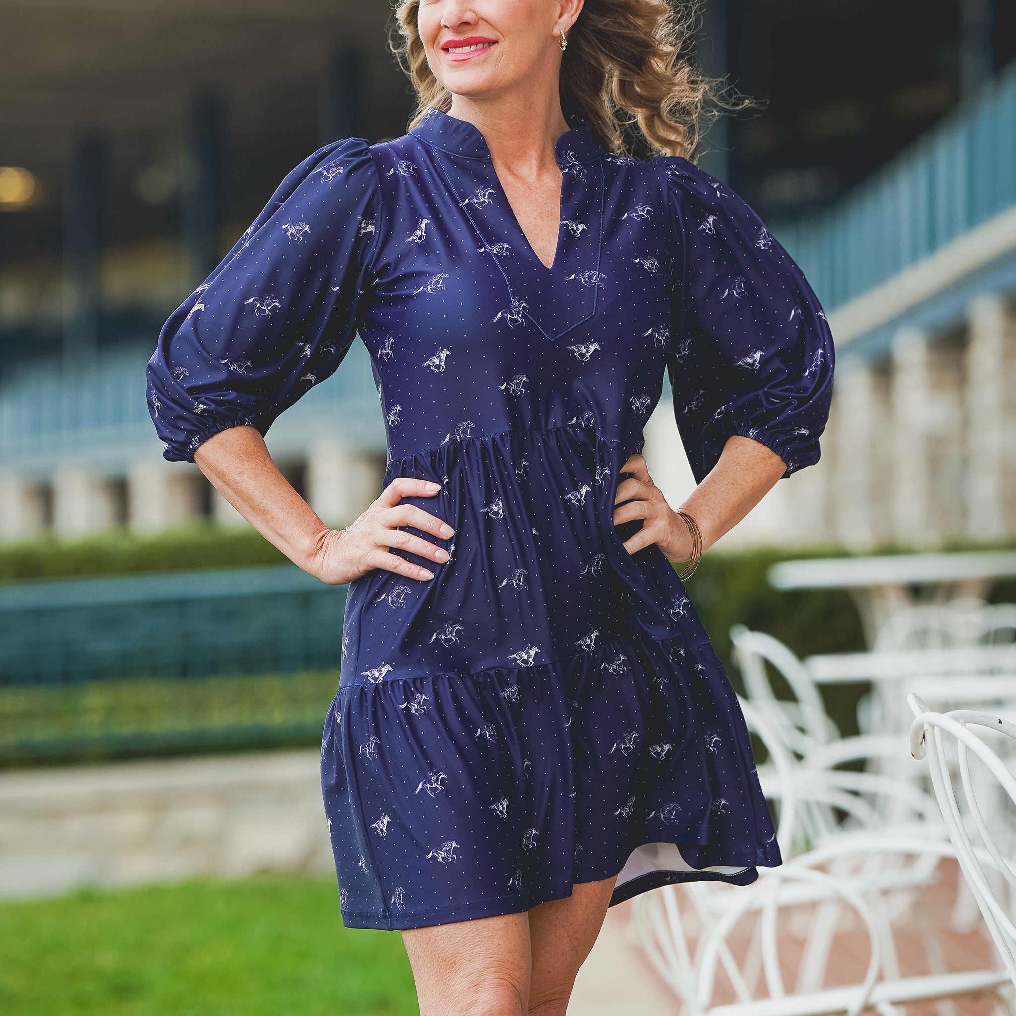 Smith & Quinn Keeneland Women's Derby Dot Tory Dress