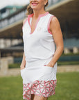 Smith & Quinn Keeneland Women's Jockey Geo White Molly Skort