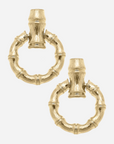 Canvas Style Pippa Bamboo Horsebit Earrings