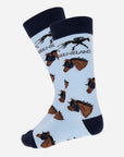 Keeneland Horse Head Socks