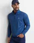 Peter Millar Keeneland Men's Birdseye Perth 1/4 Zip