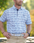 Horn Legend Keeneland Men's Jockey Silks All Over Polo