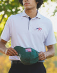 Horn Legend Keeneland Men's American Flag Medallions Polo