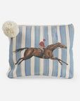 House Of Henry Keeneland Large Horse & Jockey Striped Large Dawson
