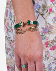 Canvas Style Keeneland Horsebit Bangle