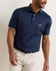 Peter Millar Keeneland Men's Solid Polo