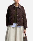 Barbour Keeneland Women's Icons Tartan Cropped Liddesdale Quilted Jacket