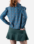 Smith & Quinn Keeneland Women's Pedigree Plaid Grayson 1/4 Zip