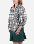 Smith & Quinn Keeneland Women's Pedigree Plaid Eliza Top