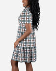 Smith & Quinn Women's Keeneland Pedigree Plaid Navy Dress