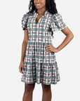 Smith & Quinn Women's Keeneland Pedigree Plaid Navy Dress