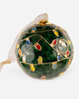 Kitty Keller Keeneland Logo & Lights Ornament