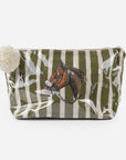 House Of Henry Keeneland Horse Head Stripe Winston Cosmetic