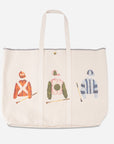 House Of Henry Keeneland Silks Trio Large Lenny Tote