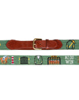 Smathers & Branson Keeneland Life Needlepoint Belt