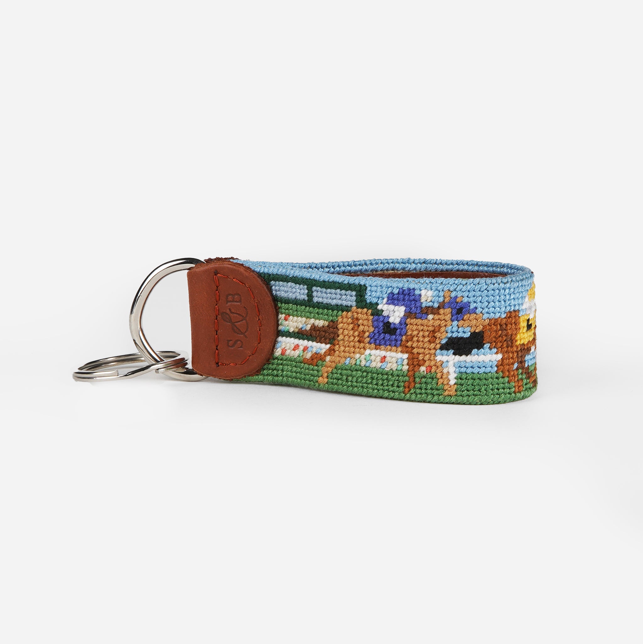 Smathers &amp; Branson Keeneland Racing Scene Key Fob