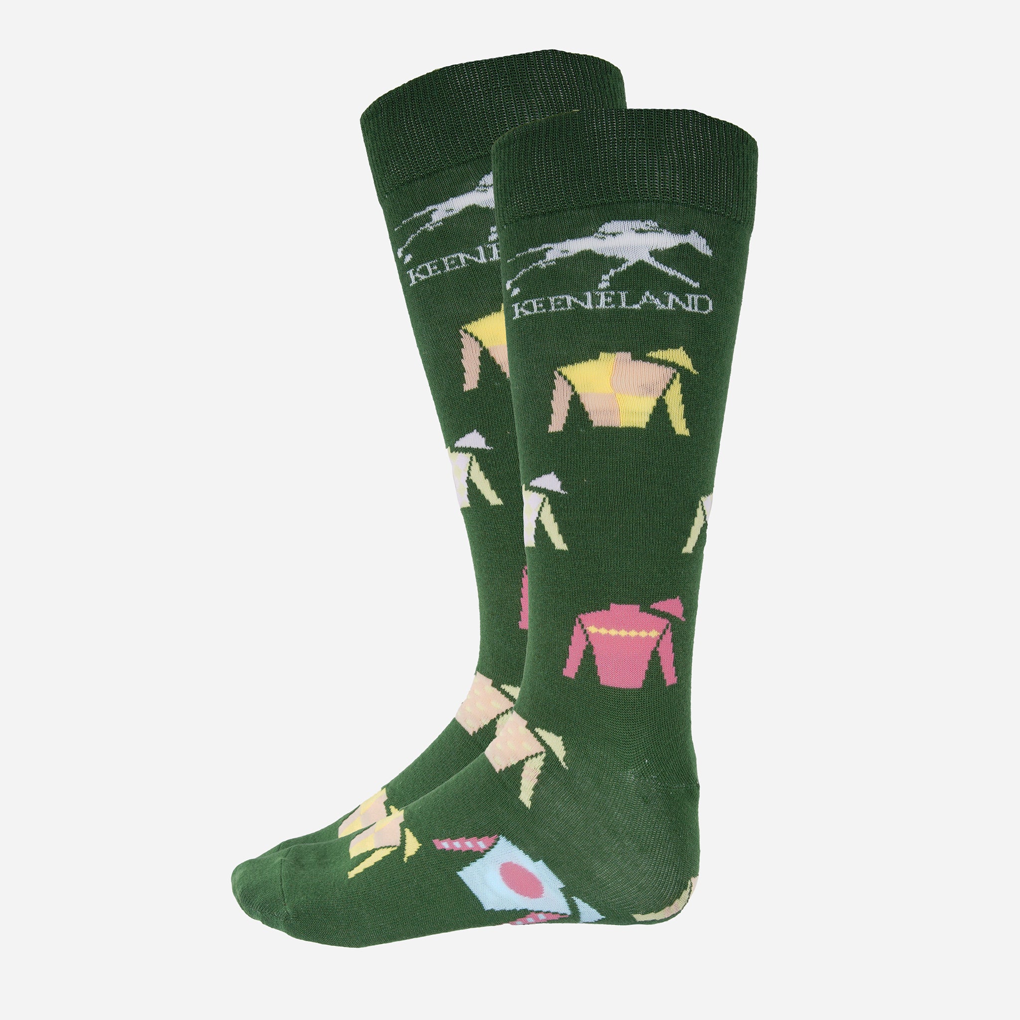 Keeneland Jockey Silks All Over Socks