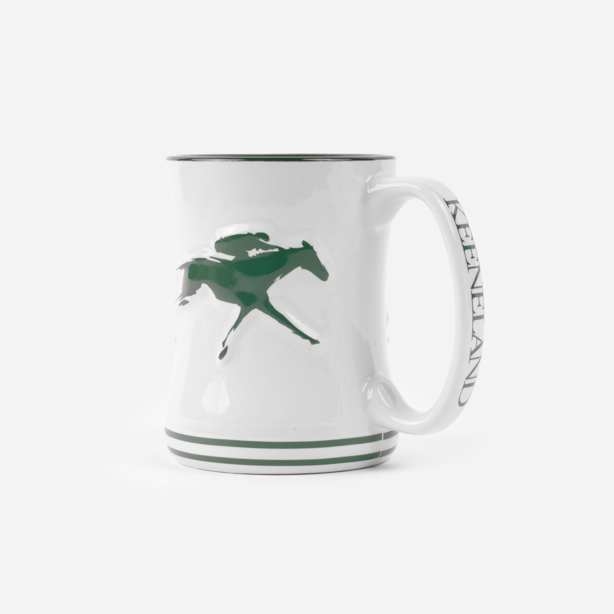 Keeneland Sculpted Mug