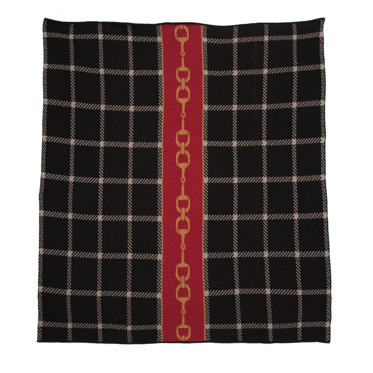 In2Green Eco Horse Bit Plaid Throw