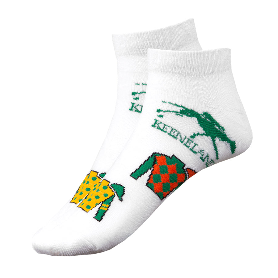 Keeneland Jockey Silks Short Socks