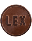 Clayton & Crume Keeneland 4-Pack Leather Coasters