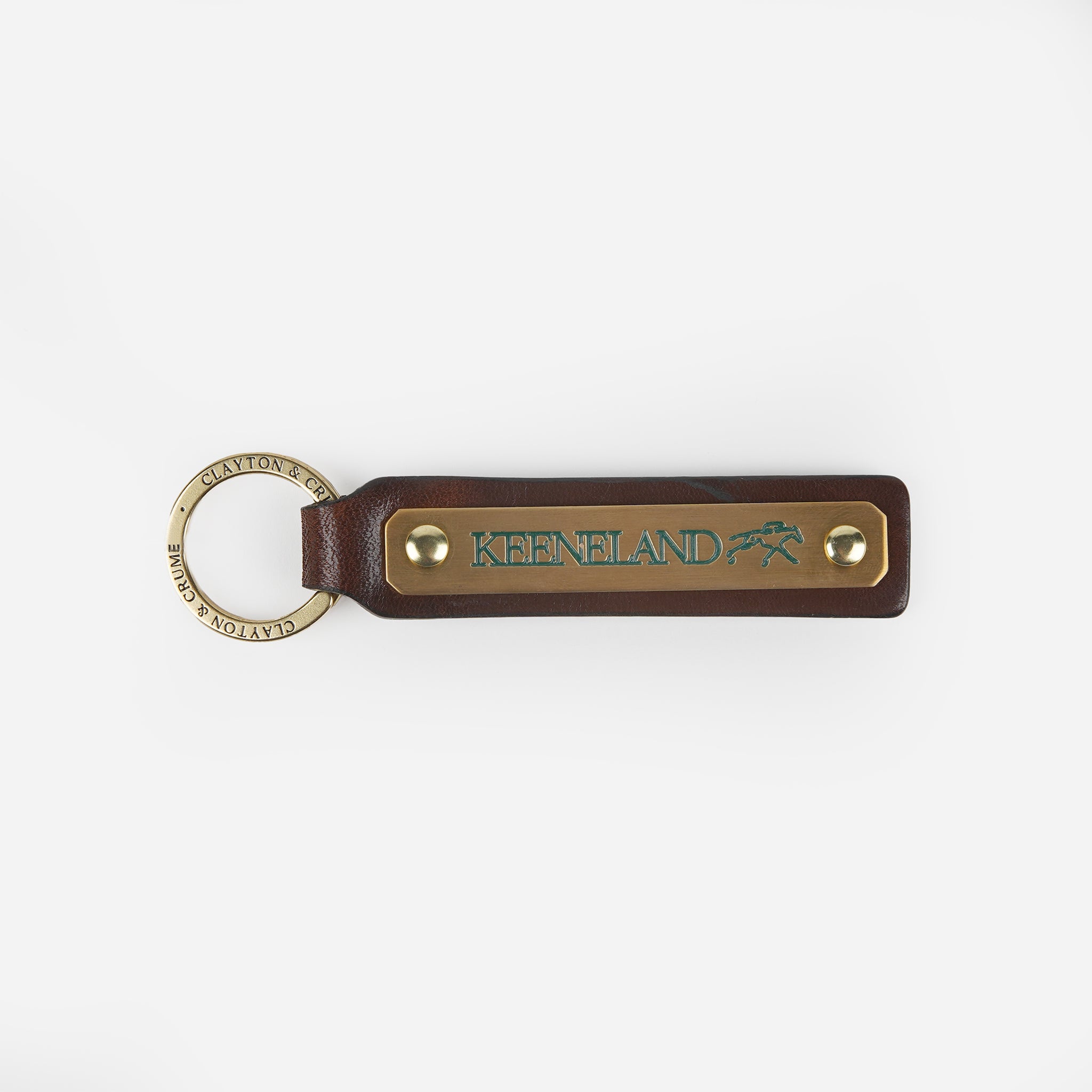 Clayton & Crume Keeneland Nameplate Key Fob