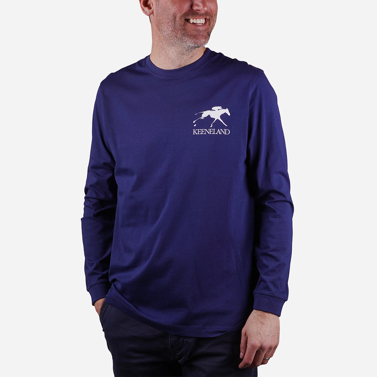 Ahead Keeneland Jockey Silks Long Sleeve Tee