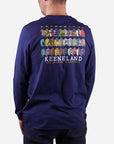 Ahead Keeneland Jockey Silks Long Sleeve Tee