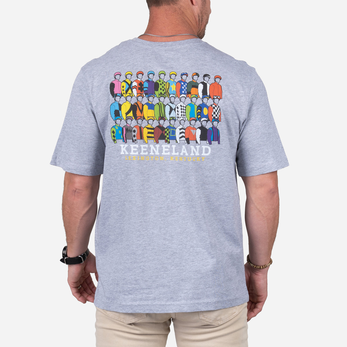 Ahead Keeneland Jockey Silks Tee