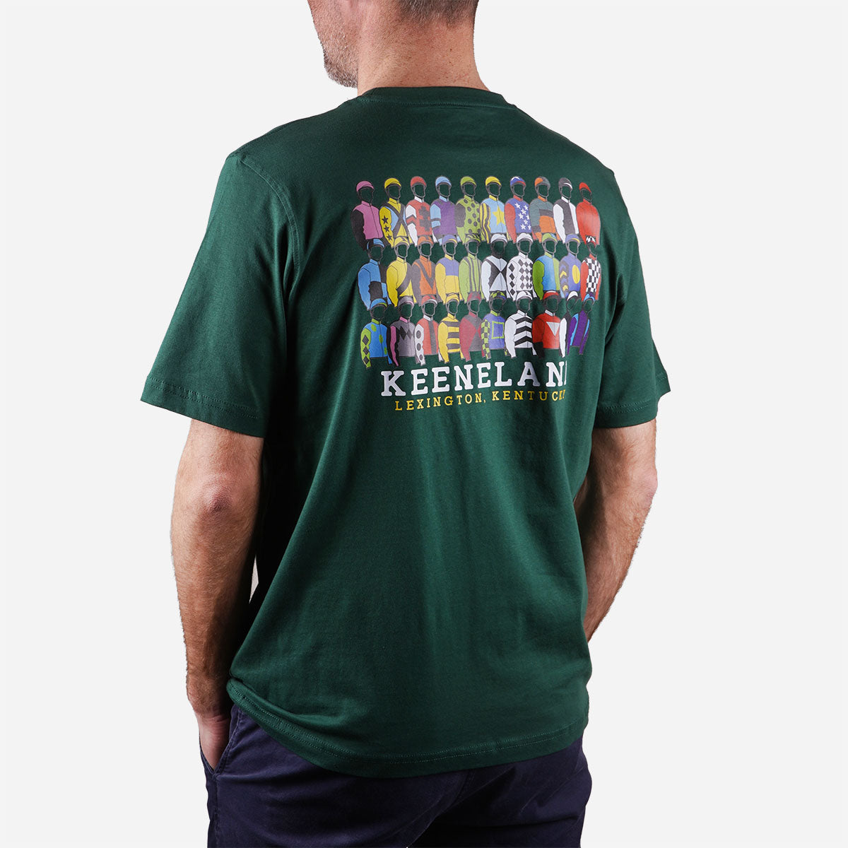 Ahead Keeneland Jockey Silks Tee