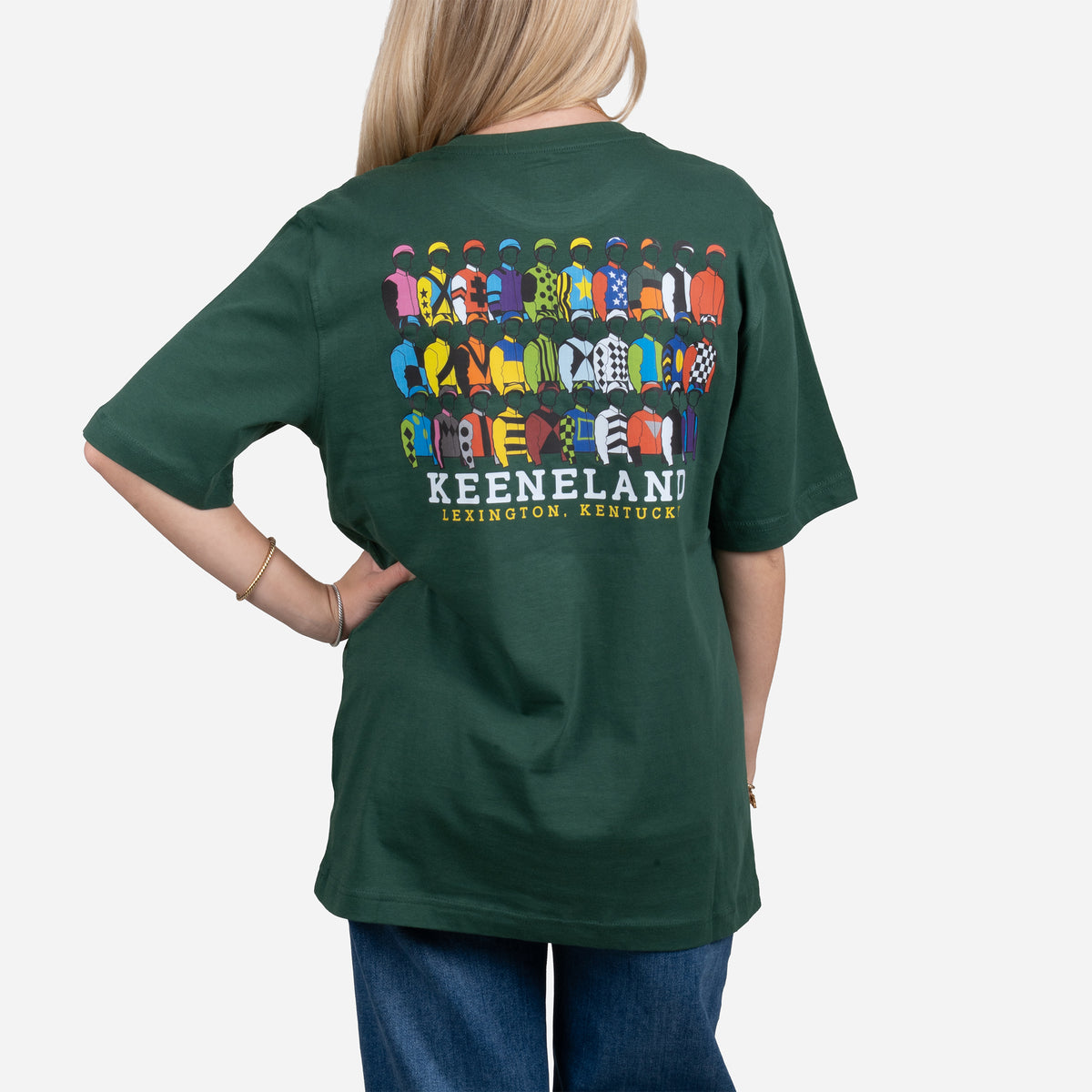 Ahead Keeneland Jockey Silks Tee