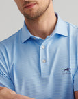 Peter Millar Keeneland Men's Hales Stripe Performance Polo