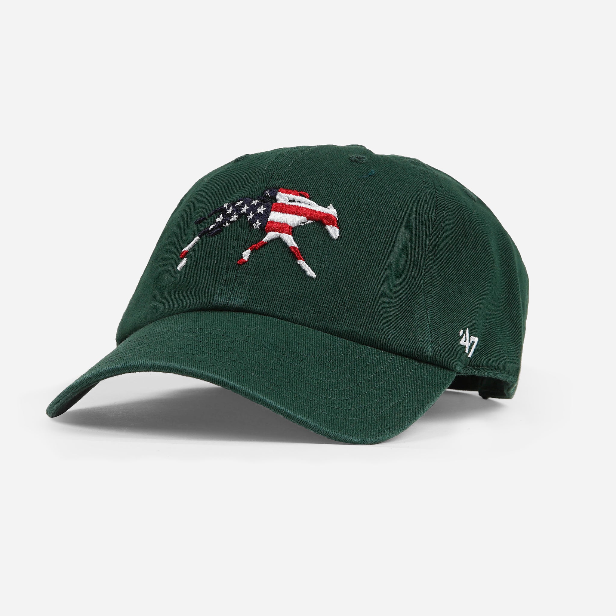 &#39;47 Brand Keeneland American Flag Fill Clean Up Cap